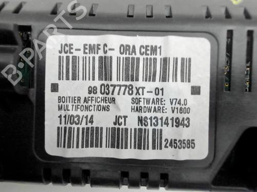 Display CITROËN C3 II (SC_) 1.4 HDi 70 (SC8HZC, SC8HR0, SC8HP4) | BP29514008C48 