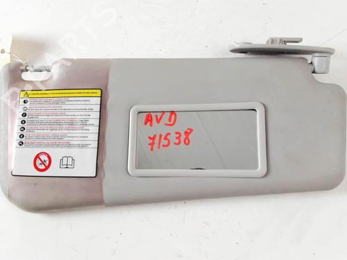 Used Right sun visor FIAT PUNTO EVO (199_) 1.3 D Multijet (199AXC1A, 199BXC1A, 199AXT1A, 199BXT1A) (75 hp) 20423857
