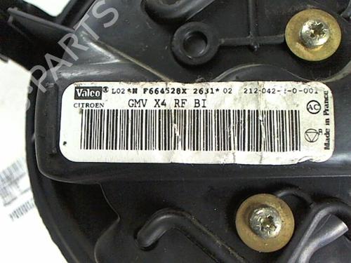 Used Heater blower motor Heater blower motor CITROËN C5 I (DC_) 2.0 HDi (DCRHZB, DCRHZE) (109 hp) 20391855 20391855
