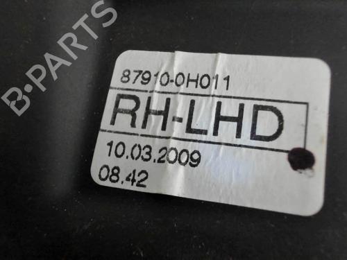 Right mirror PEUGEOT 107 (PM_, PN_) 1.4 HDi | BP29956779C27