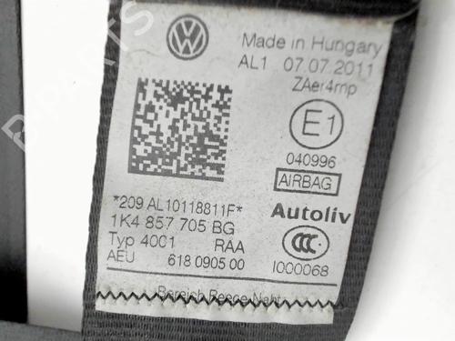 front-left-seatbelt-vw-golf-vi-5k1-2008-2009-2010-2011-2012-2013-2014-37652568 main image