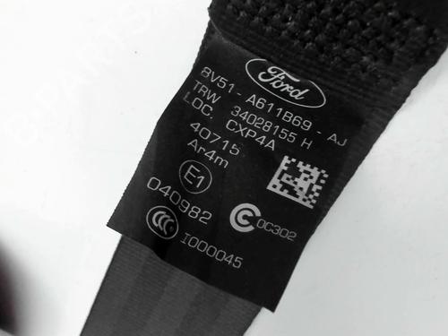 Used Rear left seatbelt Rear left seatbelt FORD FIESTA VI (CB1, CCN) 1.5 TDCi (75 hp) 20422218 20422218