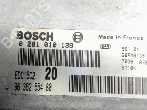 Motorstyringsenhet CITROËN BERLINGO / BERLINGO FIRST MPV (MF_, GJK_, GFK_) 2.0 HDI 90 (MFRHY) | BP30913017M57