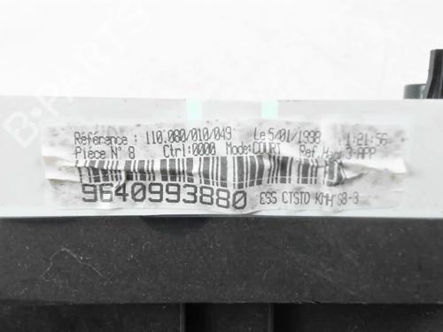 Used Instrument cluster Instrument cluster CITROËN SAXO (S0, S1) [1996-2004] 33743632 33743632