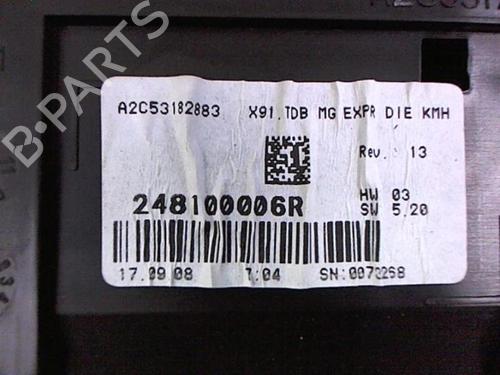 Instrument cluster RENAULT LAGUNA III (BT0/1) 2.0 dCi (BT01, BT08, BT09, BT0E, BT0K, BT12, BT1C, BT1D,... | BP20460100C47 
