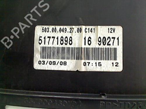 Used Instrument cluster FIAT PANDA (169_) 1.2 (169.AXB11, 169.AXB1A) (60 hp) 20456164