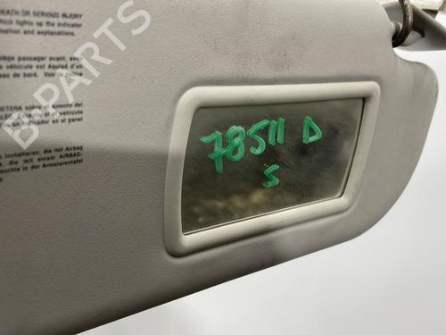 Højre solskærm RENAULT CLIO III (BR0/1, CR0/1) 1.2 16V Hi-Flex (BR1U, CR1U) | BP29976655I2