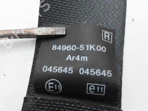Used Rear right seatbelt Rear right seatbelt OPEL AGILA B (H08) 1.0 (F68) (65 hp) 21240737 21240737