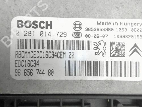 Engine control unit (ECU) CITROËN C4 Picasso I MPV (UD_) 1.6 HDi | BP27163703M57 - Image 4