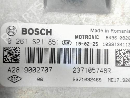 Engine control unit (ECU) RENAULT TWINGO III (BCM_, BCA_) 1.0 SCe 70 | BP40461555M57 - Image 3
