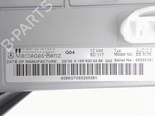 Radio MERCEDES-BENZ A-CLASS (W169) A 180 CDI (169.007, 169.307) | BP20422830E6 