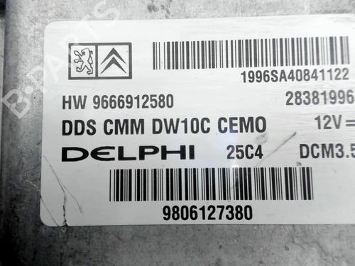 Engine control unit (ECU) CITROËN C5 III (RD_) 2.0 HDi 165 (RDRHHA, RDRHH8) | BP37166151M57 - Image 2