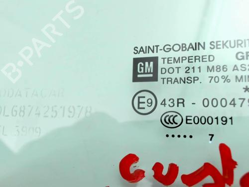 Rear right door window OPEL CORSA D (S07) 1.3 CDTI (L08, L68) | BP20447119C21 