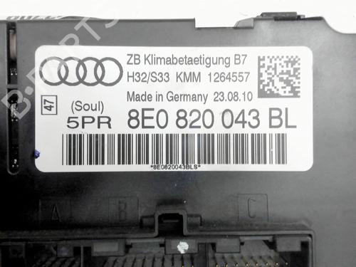 Climate control AUDI A4 B7 Avant (8ED) 1.9 TDI | BP27293769I5 