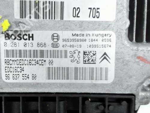 Used Engine control unit (ECU) Engine control unit (ECU) PEUGEOT 207 (WA_, WC_) 1.6 HDi (109 hp) 23840856 23840856