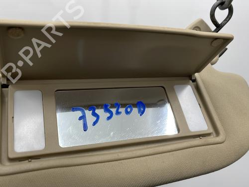 Used Right sun visor Right sun visor PEUGEOT 607 (9D, 9U) 2.2 HDi (133 hp) 20928831 20928831