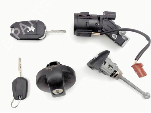 Used Ignition barrel PEUGEOT 208 I (CA_, CC_) 1.6 HDi / BlueHDi 75 (75 hp) 29625301