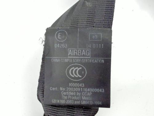 Used Front right seatbelt Front right seatbelt VOLVO S60 I (384) D5 (185 hp) 20398800 20398800