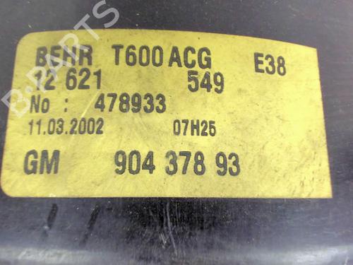 Heater blower motor OPEL ZAFIRA A MPV (T98) 2.0 DI 16V (F75) | BP20478651M62 