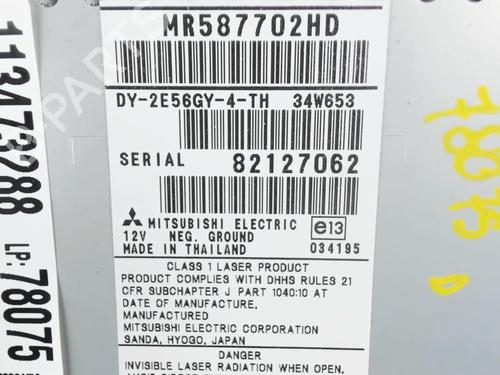 Radio MITSUBISHI COLT VI (Z3_A, Z2_A) 1.5 DI-D (Z39A) | BP29638905E6 