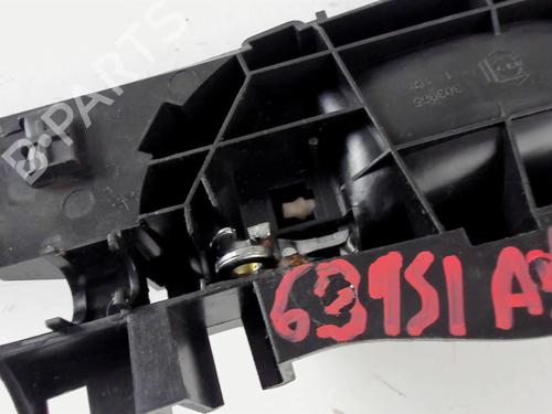 Front right interior door handle PEUGEOT 208 I (CA_, CC_) 1.4 HDi | BP20401960I14 