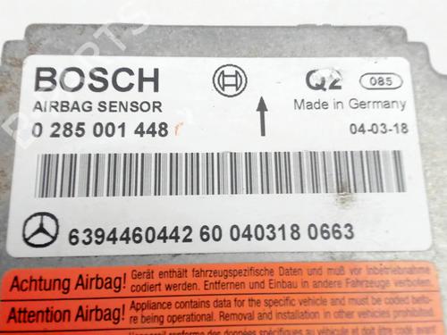 Kollisjonspute styreenhet MERCEDES-BENZ VITO Bus (W639) 115 CDI (639.701, 639.703, 639.705) | BP26532245M53 