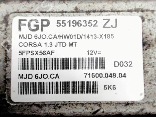 Engine control unit (ECU) OPEL CORSA C (X01) 1.3 CDTI (F08, F68) | BP23840985M57 - Image 3