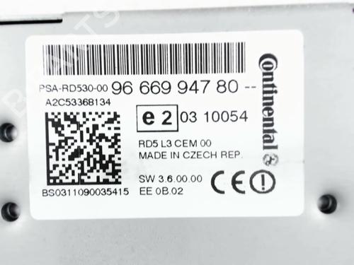 Used Radio Radio CITROËN C4 II (NC_) 1.6 HDi 110 (112 hp) 35969537 35969537