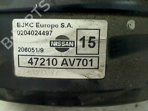 Servo brake NISSAN PRIMERA Hatchback (P12) 2.2 dCi | BP20456038M42 