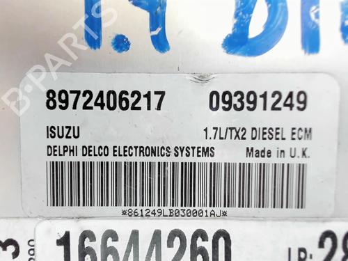 Engine control unit (ECU) OPEL ASTRA G Hatchback (T98) 1.7 DTI 16V (F08, F48) | BP20410970M57