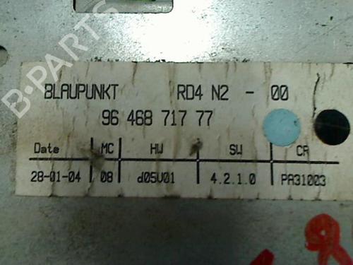 Radio PEUGEOT 407 (6D_) 2.0 HDi 135 (6DRHRH, 6DRHRE, 6DRHRG, 6DRHRJ) | BP21229604E6 