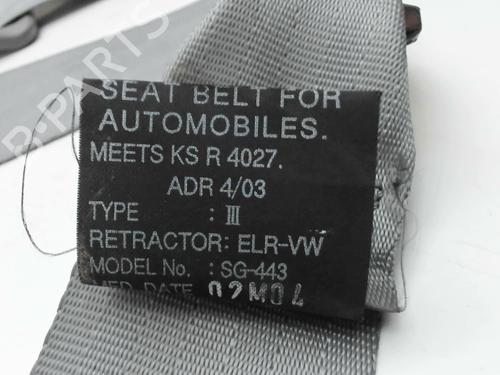 Venstre bak beltestrammer KIA CARENS II MPV (FJ) 2.0 CRDi | BP20389931C89 