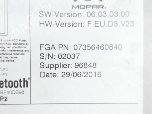 Radio PEUGEOT BOXER Van 2.2 BlueHDi 165 | BP32138769E6 