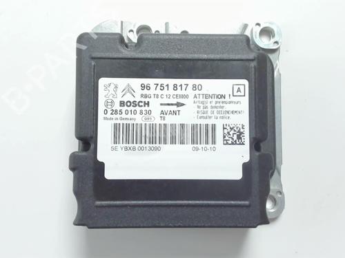 Used ECU airbags PEUGEOT 3008 I MPV (0U_) 1.6 HDi (112 hp) 20404966