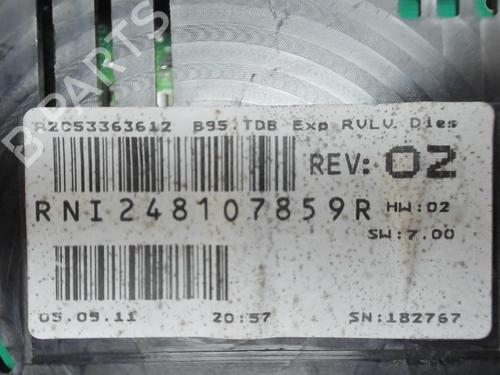 Instrument cluster RENAULT MEGANE III Hatchback (BZ0/1_, B3_) 1.5 dCi (BZ09, BZ0D, BZ1W, BZ29, BZ14) | BP20412910C47 