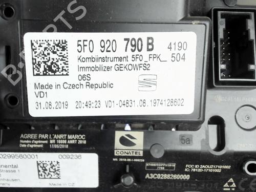 Instrument cluster CUPRA ATECA (KH7, KHP, KBP) 2.0 TSI 4Drive | BP38583978C47 - Image 2