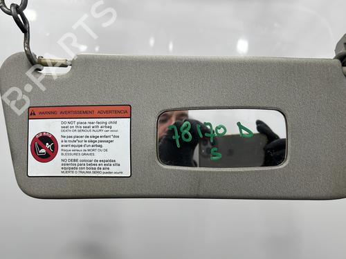 Used Right sun visor CHEVROLET AVEO / KALOS Hatchback (T250, T255) 1.2 LPG (84 hp) 30044861