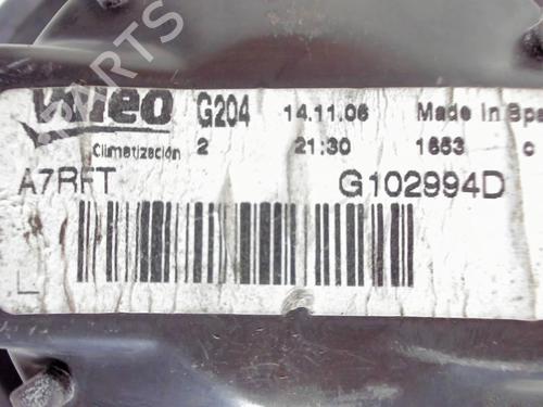 Heater blower motor PEUGEOT 207 (WA_, WC_) 1.6 HDi | BP20453737M62 
