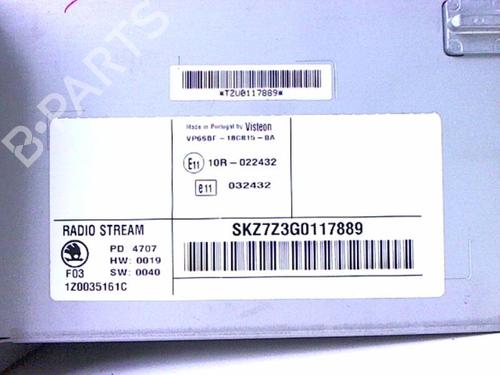 Radio SKODA OCTAVIA II (1Z3) 1.9 TDI | BP20437299E6 