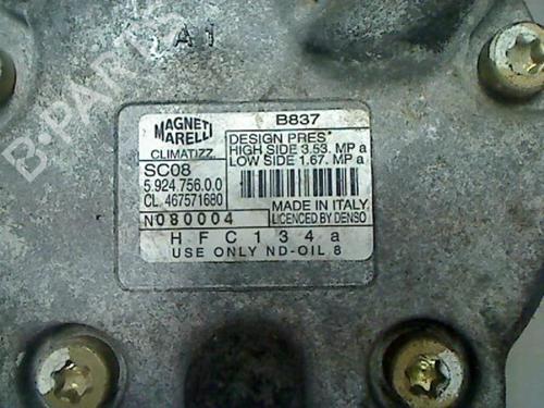 AC compressor FIAT PUNTO (188_) 1.2 16V 80 (188.233, .235, .253, .255, .333, .353, .639,... | BP20472370M34 