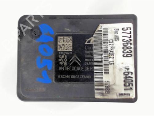 ABS pump CITROËN C3 II (SC_) 1.6 BlueHDi 75 | BP20442846M43 