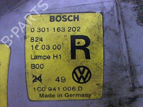 Used Right headlight Right headlight VW NEW BEETLE (9C1, 1C1) 1.9 TDI (90 hp) 20473702 20473702