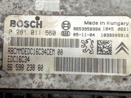 Engine control unit (ECU) PEUGEOT 206 SW (2E/K) 1.6 HDi 110 | BP28811099M57 - Image 3