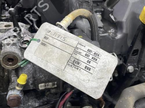 Used Engine Engine RENAULT MODUS / GRAND MODUS (F/JP0_) 1.5 dCi (FP0G, JP0G) (68 hp) 20396106 20396106
