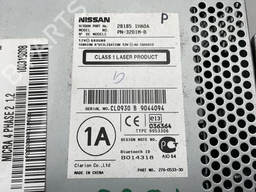 Radio NISSAN MICRA IV (K13K, K13KK) 1.2 | BP23778338E6 