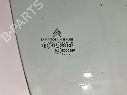 Front right door window CITROËN C5 II (RC_) 1.6 HDi (RC8HZB) | BP20387323C19 