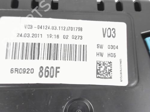 Instrument cluster VW POLO V (6R1, 6C1) 1.2 | BP20439228C47 