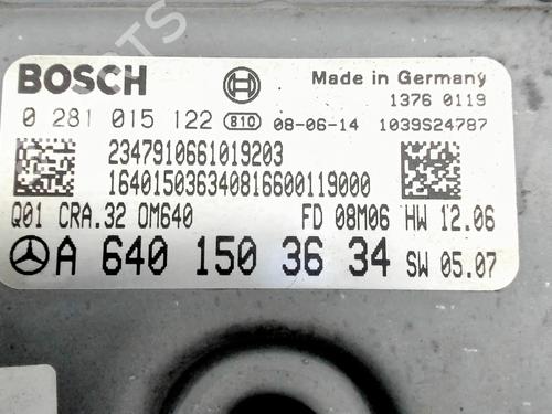 Engine control unit (ECU) MERCEDES-BENZ A-CLASS (W169) A 180 CDI (169.007, 169.307) | BP29921588M57 