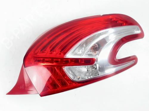 Used Right taillight PEUGEOT 208 I (CA_, CC_) 1.2 VTI 82 (82 hp) 29043474