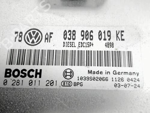 Engine control unit (ECU) VW PASSAT B5.5 (3B3) 1.9 TDI | BP37652565M57 - Image 2